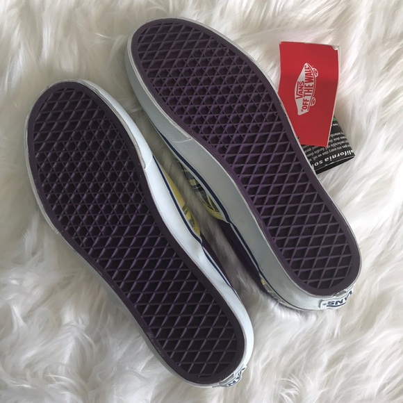 Vans Slip on Shoes Sneakers US 7 Yellow Plaid Ltd Edition Korea Brand New Unique - Picture 5 of 8